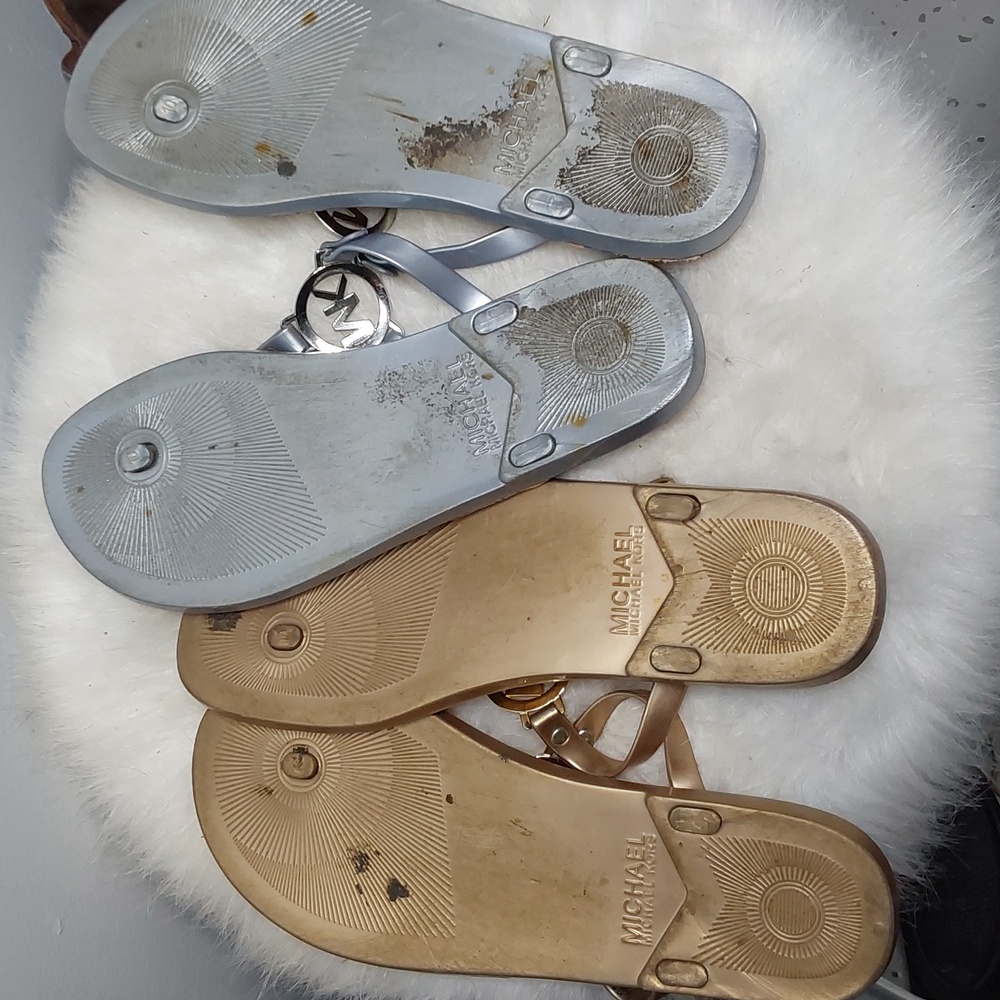 Michael Kors sandals TWO PAIR size 10 - Picture 7 of 9